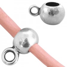 DQ metal Bail with Loop Ø 3.2mm Antique silver 